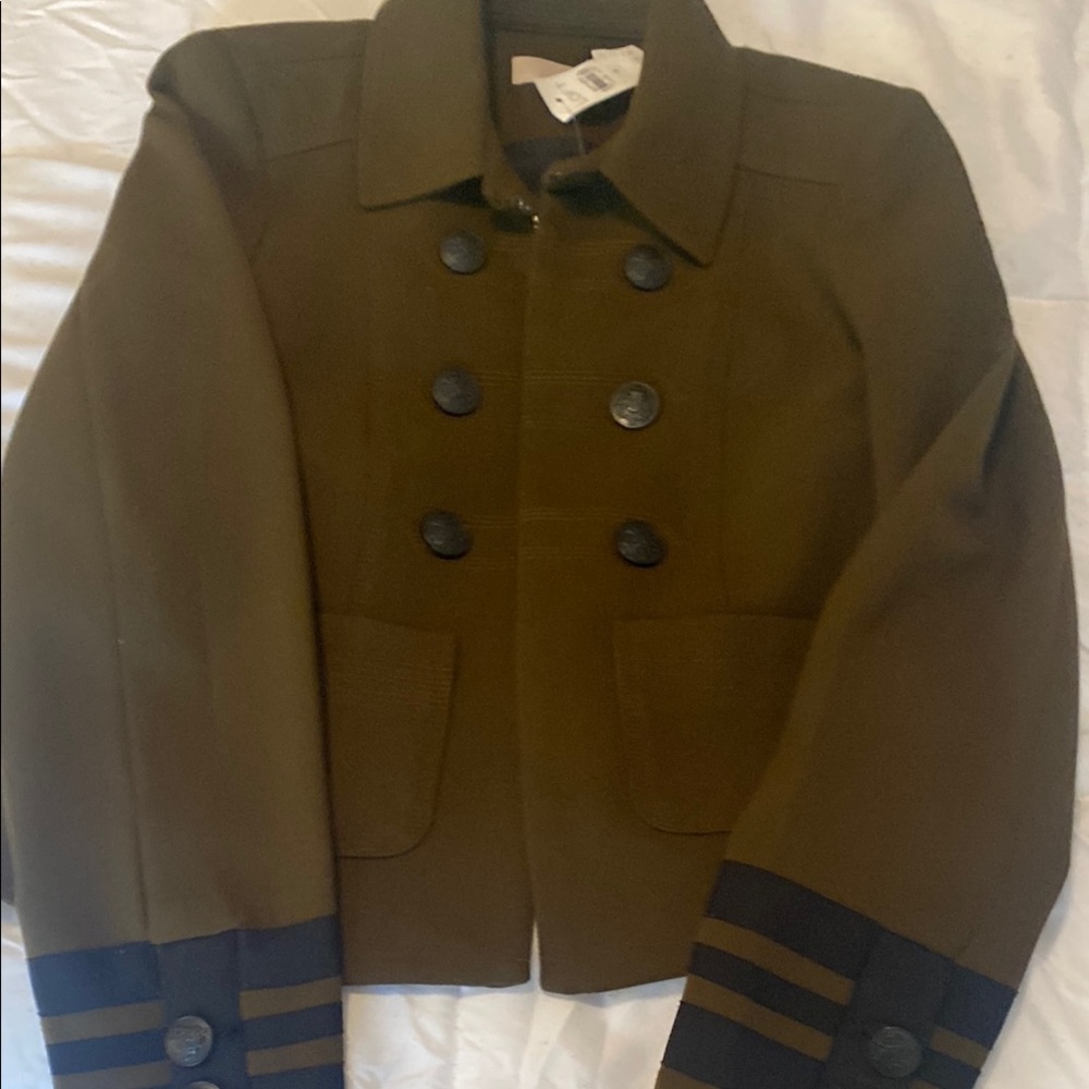 Loft military jacket. NWT. Size 4.